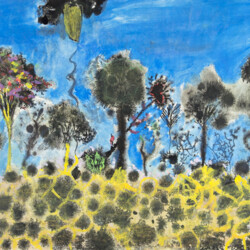 Landschaft mit Bäumen