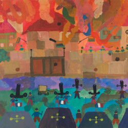 Angriff auf eine mittelalterliche Stadt