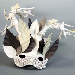 Kopfbedeckung aus Papier, Modell: Waldelfe