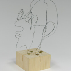 Drahtkopf aus einem Draht