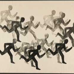 Kartonstempel: Läufer