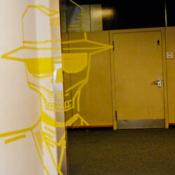 Anamorphe Zeichnung - Tape Art