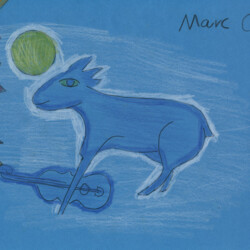 Chagall: Zeichnen nach einer Vorlage