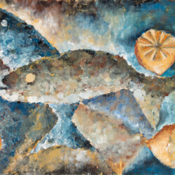 Stillleben mit Fischen