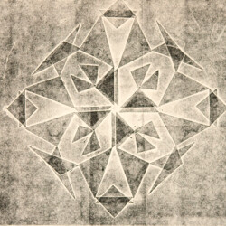 Kartondruck - Geometrische Formen