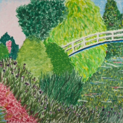 Monet: Seerosenteich und japanische Brücke