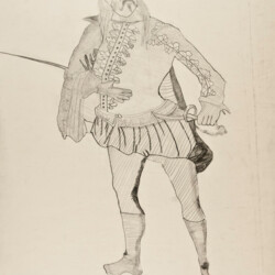 Person: Figuren aus der Commedia Dell' Arte