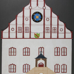 Historische Gebäudefassade: Rathaus