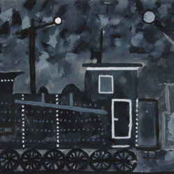 Malen mit Deckweiß und schwarz