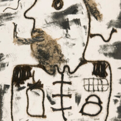 Person: eingefärbter Druckstock