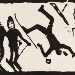 Winterlandschaft mit Personen