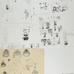 Personenstudien im Zirkus