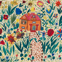 Haus im Blumengarten