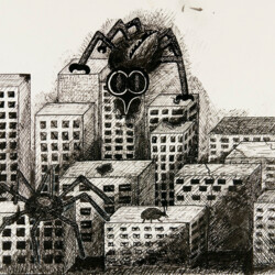 Angriff von Rieseninsekten