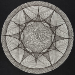 Geometrisches Ornament: "Spirograph"
