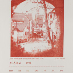 Tübinger Ansichten in Photographie und Siebdruck von 1864 bis 1994