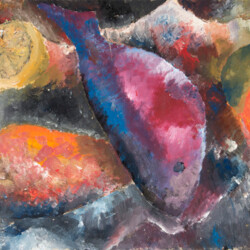 Stillleben mit Fischen