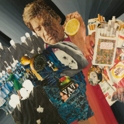 Mensch und Werbung für Konsumgüter