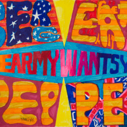 Plakative Schriftgestaltung