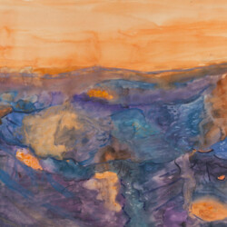 Expressive Landschchaft: Vulkanlandschaft