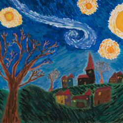 Vincent van Gogh: Sternennacht
