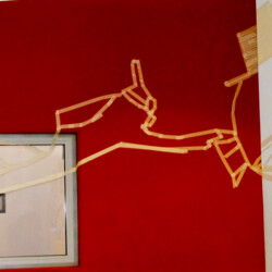 Anamorphe Zeichnung - Tape Art