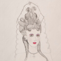 Person: Rokokofrisur