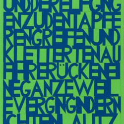 Buchstabenteppich