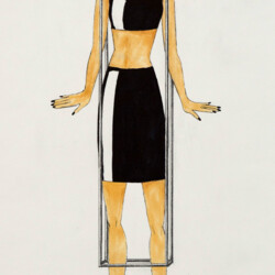 Fashion meets Bauhaus-Grundformen