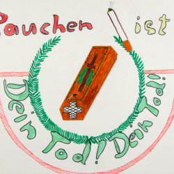 Anti-Raucher-Plakat