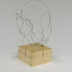 Drahtkopf aus einem Draht