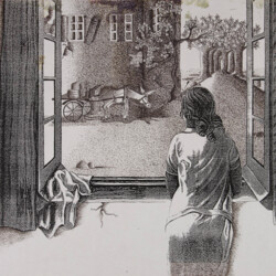 Dali: Blick aus dem Fenster