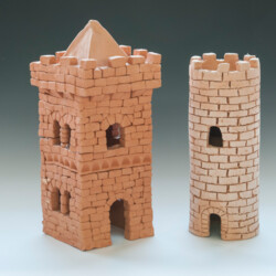 Orientalische Backsteinbauten