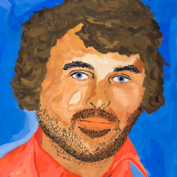 Porträt nach einer Vorlage