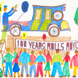 Zuschauer bei Oldtimershow