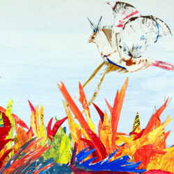 Ungegenständliche Collage