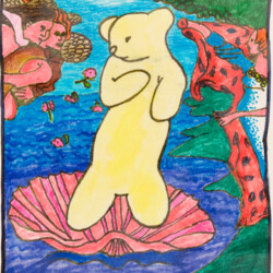 Verfremdung eines Gemäldes