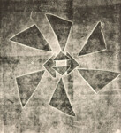 Kartondruck - Geometrische Formen