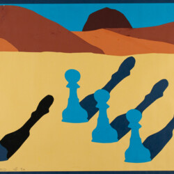 Landschaft mit Kegeln