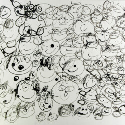 Aus Rundherum werden viele Smilies