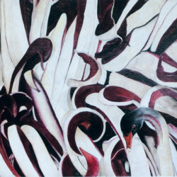 Acrylfarben auf Holz