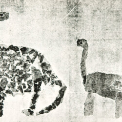 Papierdruck - Schuppentiere