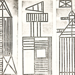 Papierdruck - Türme