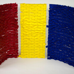 Weberei/ Rot-Gelb-Blau