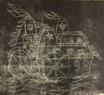 Kartondruck - Schiff