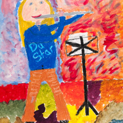 Ich bei meiner Lieblingsbeschäftigung