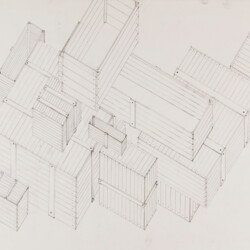 Grundriss-Schrägbild: Kisten