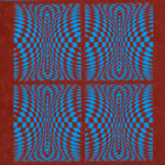 1991 Siebdruck Op Art