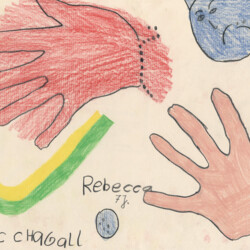 Chagall: Zeichnen nach einer Vorlage