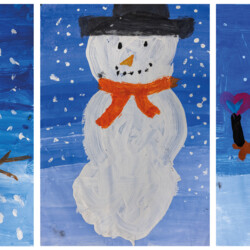 Wir bauen einen Schneemann